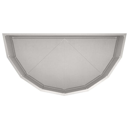 Fioriera Argento 90 x 45 x 35 cm Acciaio inossidabile