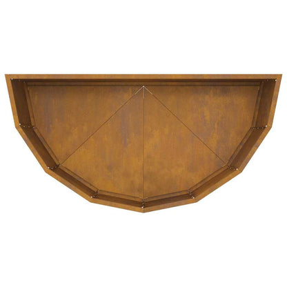 Fioriera Ruggine 90 x 45 x 35 cm