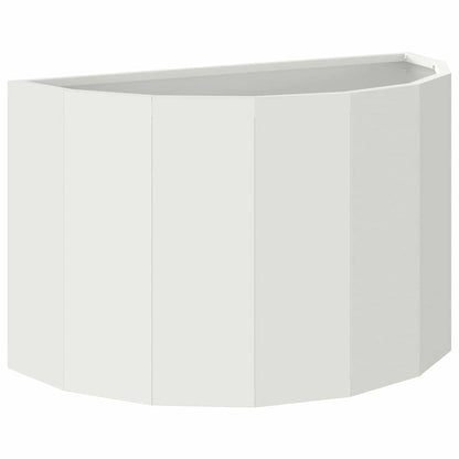 Fioriera Bianco 60 x 30 x 35 cm Acciaio