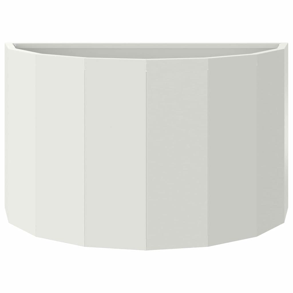 Fioriera Bianco 60 x 30 x 35 cm Acciaio