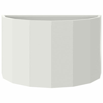 Fioriera Bianco 60 x 30 x 35 cm Acciaio