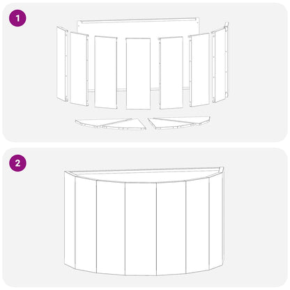 Fioriera Antracite 60 x 30 x 35 cm Acciaio