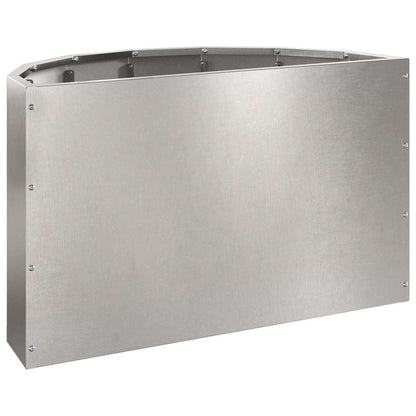 Fioriera Argento 60 x 30 x 35 cm Acciaio inossidabile
