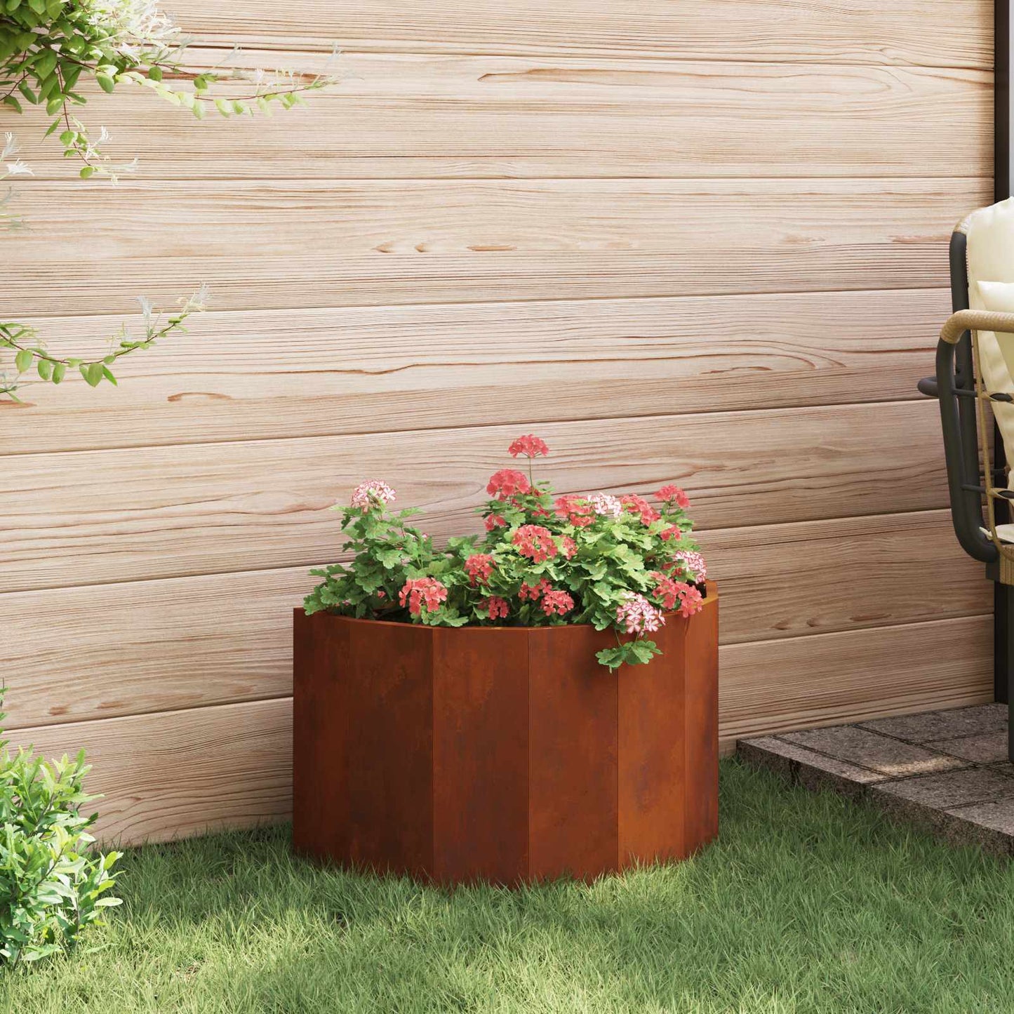 Fioriera Ruggine 60 x 30 x 35 cm | homemem39