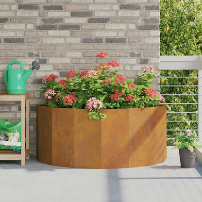 Fioriera Ruggine 120 x 60 x 50 cm