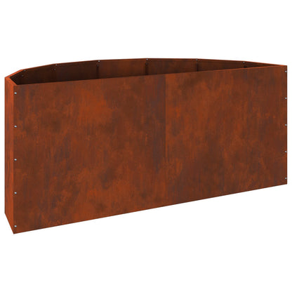Fioriera Ruggine 120 x 60 x 50 cm