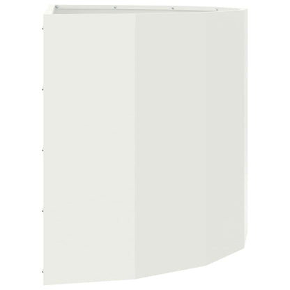 Fioriera Bianco 90 x 45 x 50 cm Acciaio