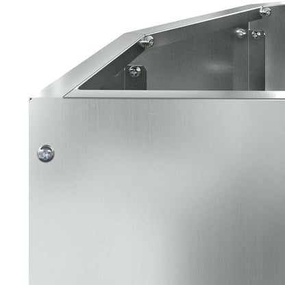 Fioriera Argento 90 x 45 x 50 cm Acciaio zincato