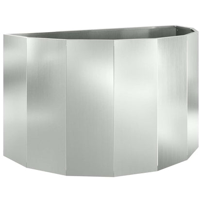 Fioriera Argento 90 x 45 x 50 cm Acciaio zincato
