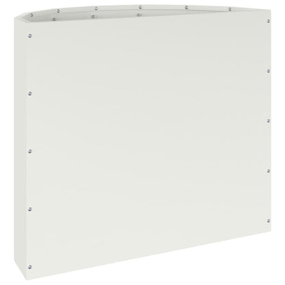 Fioriera Bianco 60 x 30 x 50 cm Acciaio