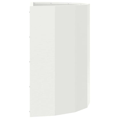 Fioriera Bianco 60 x 30 x 50 cm Acciaio