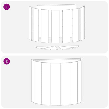 Fioriera Antracite 60 x 30 x 50 cm Acciaio