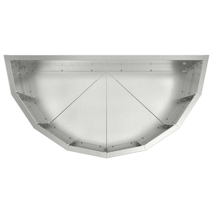 Fioriera Argento 60 x 30 x 50 cm Acciaio zincato