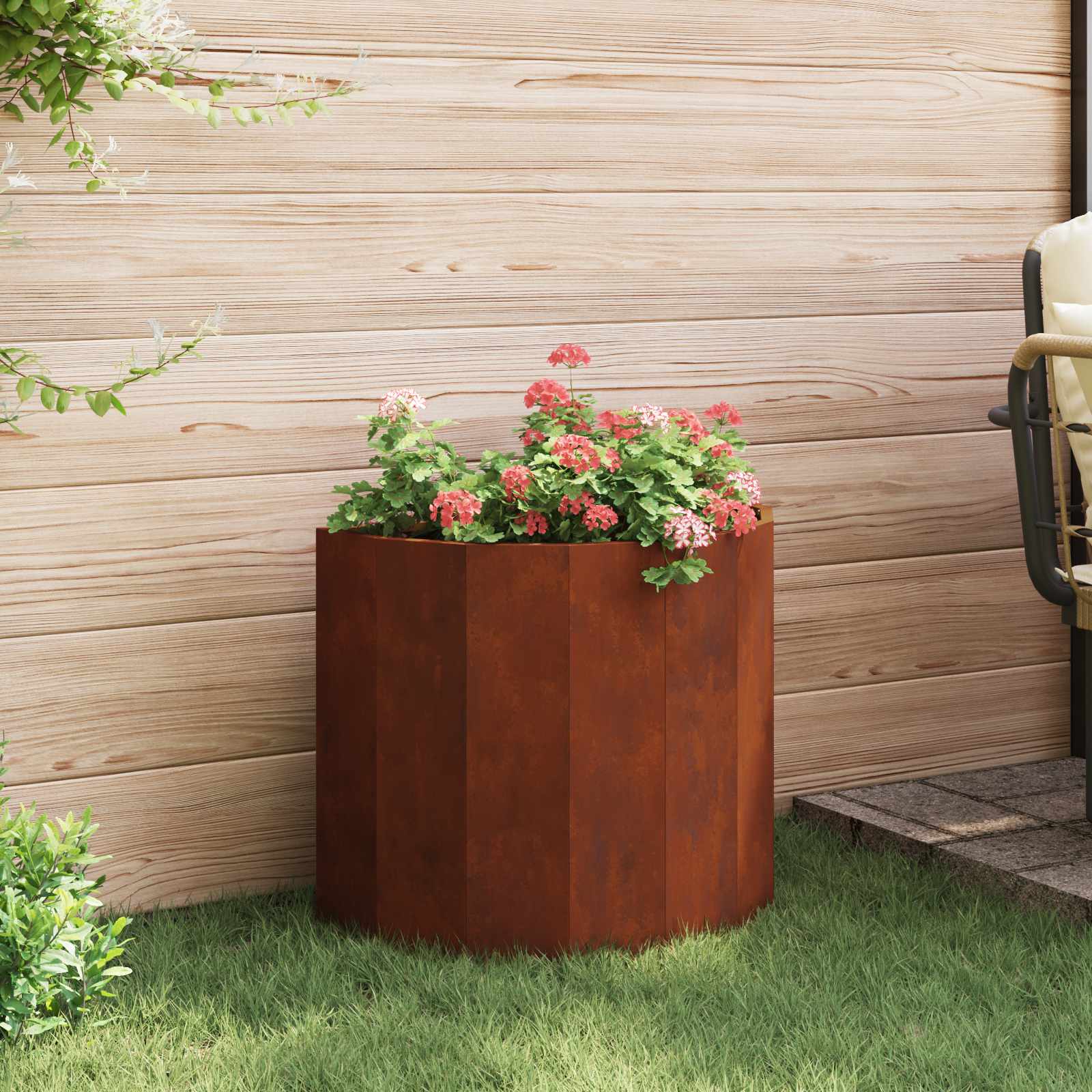 Fioriera Ruggine 60 x 30 x 50 cm | homemem39