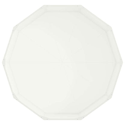 Fioriera Bianco 120 x 120 x 35 cm Acciaio