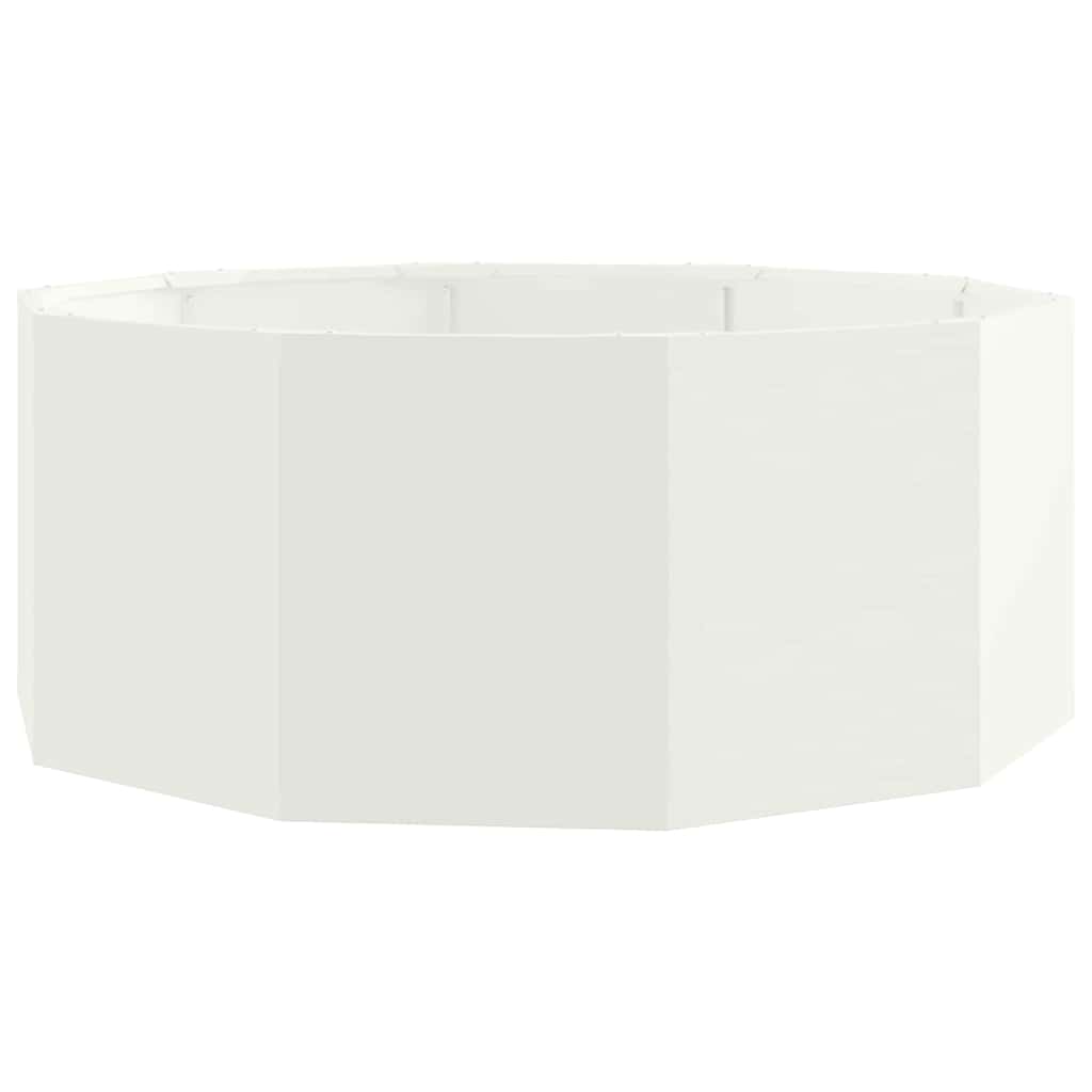 Fioriera Bianco 90 x 90 x 35 cm Acciaio