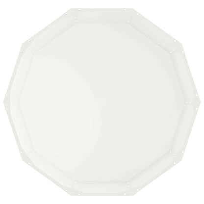 Fioriera Bianco 90 x 90 x 35 cm Acciaio