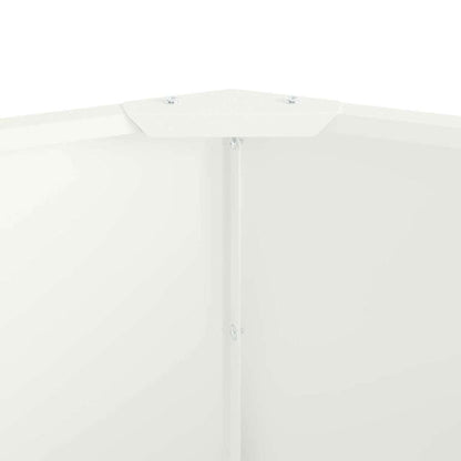 Fioriera Bianco 60 x 60 x 35 cm Acciaio