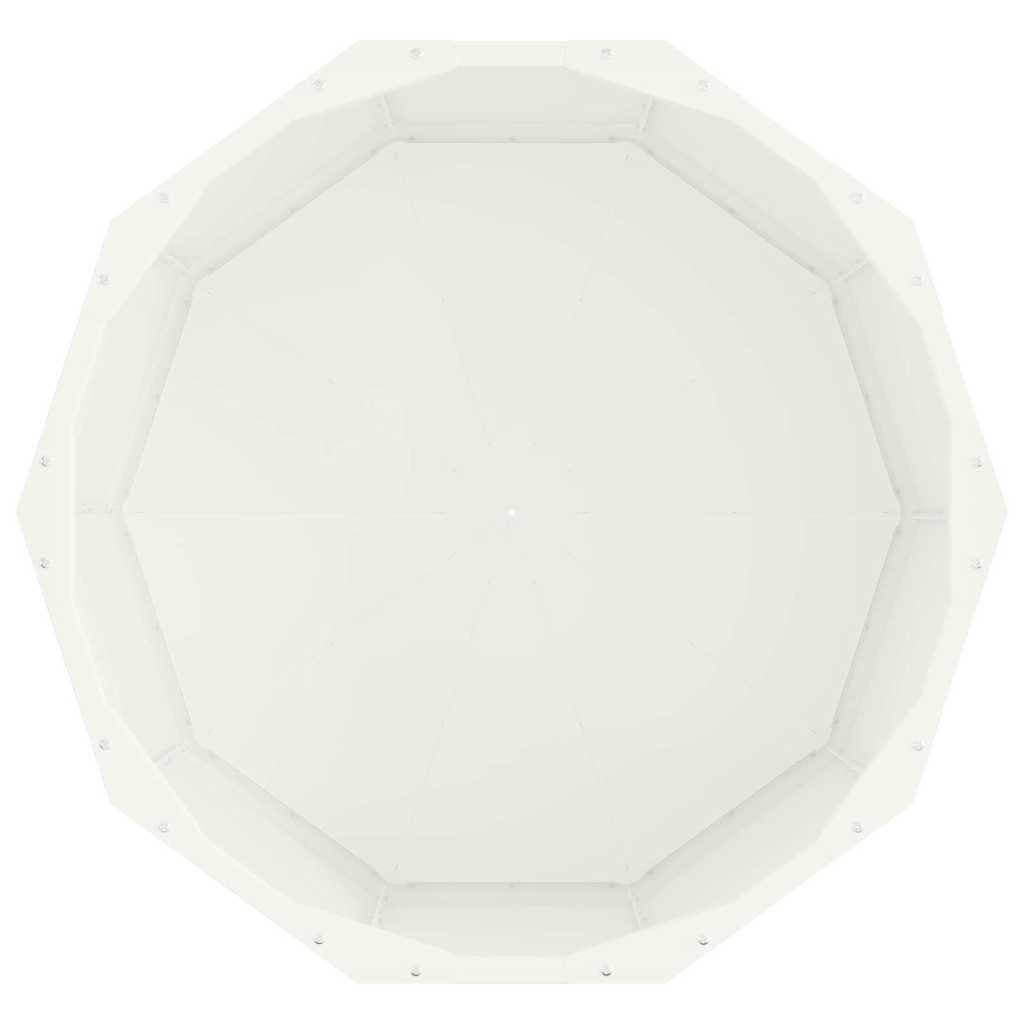 Fioriera Bianco 60 x 60 x 35 cm Acciaio