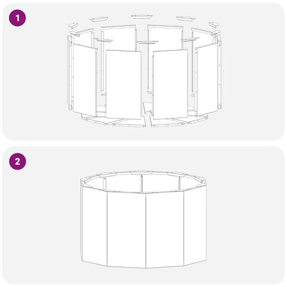 Fioriera Ruggine 60 x 60 x 35 cm