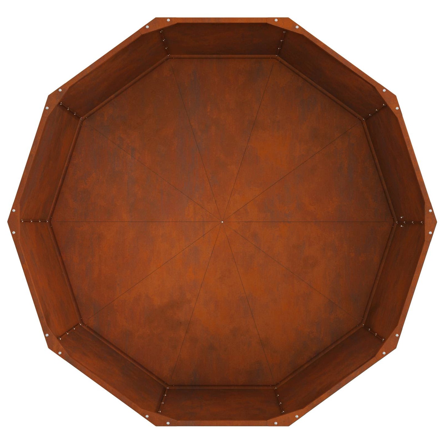 Fioriera Ruggine 120 x 120 x 50 cm | homemem39