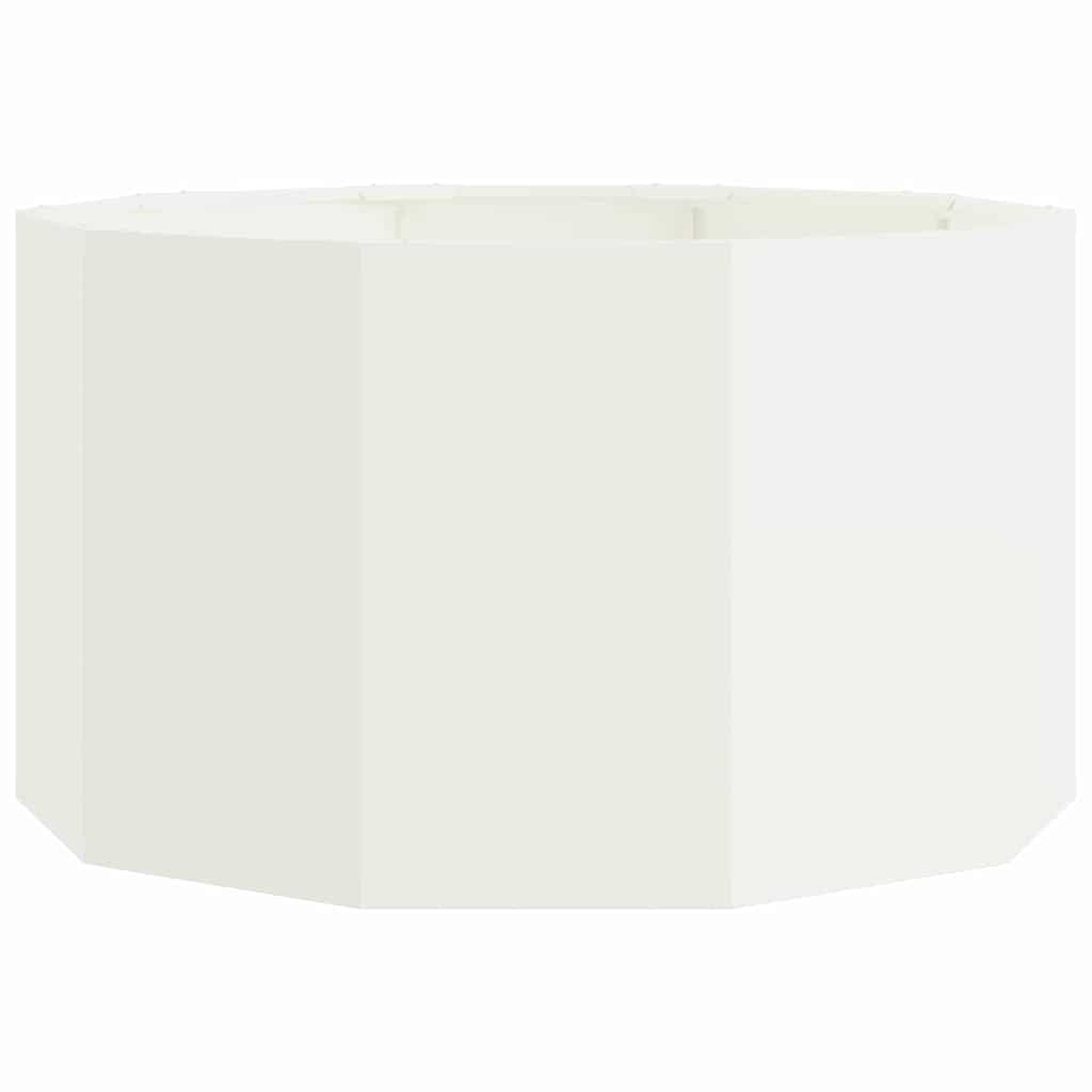 Fioriera Bianco 90 x 90 x 50 cm Acciaio
