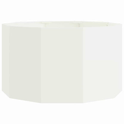 Fioriera Bianco 90 x 90 x 50 cm Acciaio