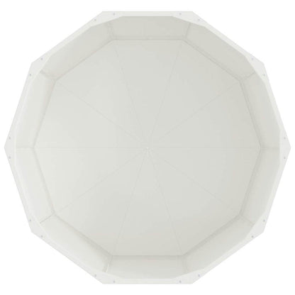 Fioriera Bianco 90 x 90 x 50 cm Acciaio