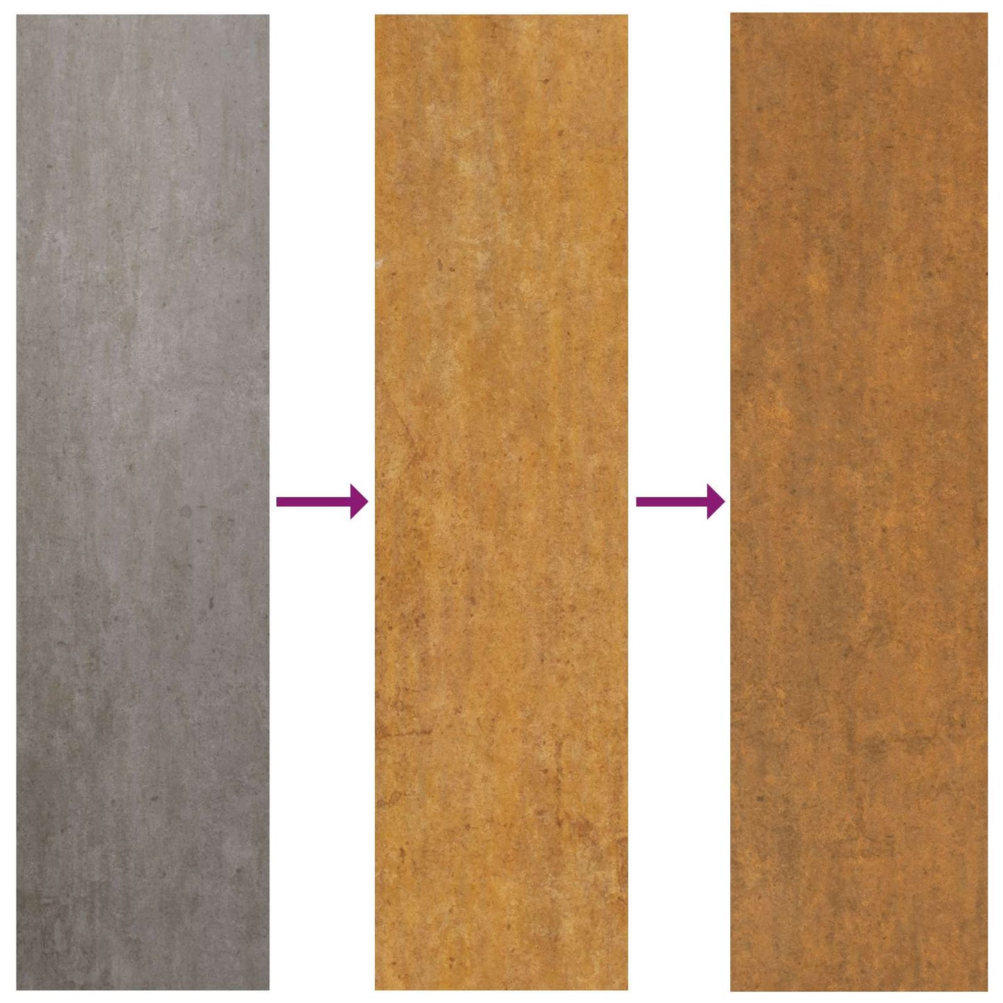 Fioriera Ruggine 90 x 90 x 50 cm | homemem39