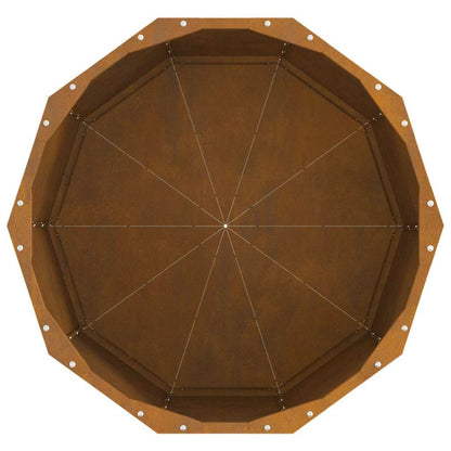 Fioriera Ruggine 60 x 60 x 50 cm