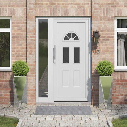 Fioriera 2 pcs Argento 30 x 30 x 75 cm Acciaio zincato