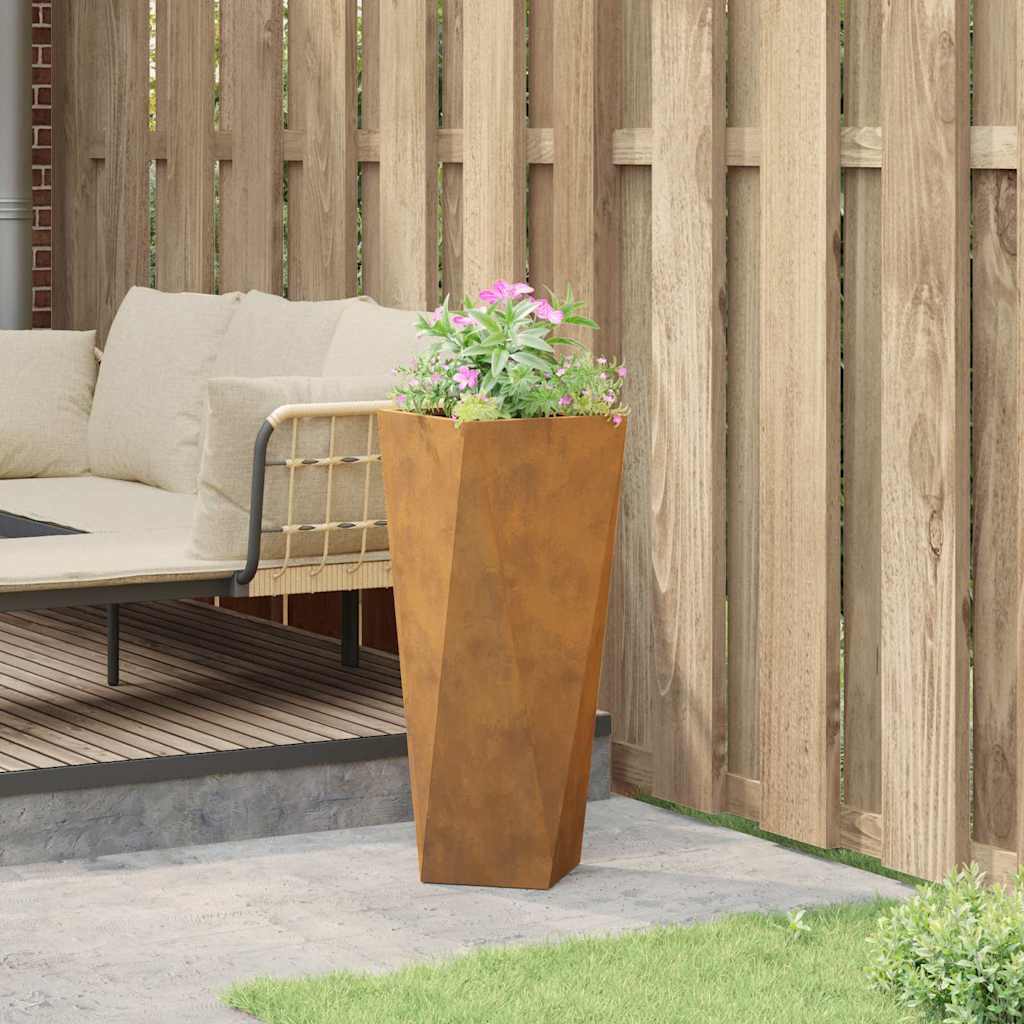 Fioriera Ruggine 30 x 30 x 75 cm