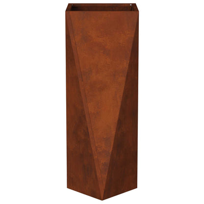 Fioriera 2 pcs Ruggine 30 x 30 x 75 cm | homemem39