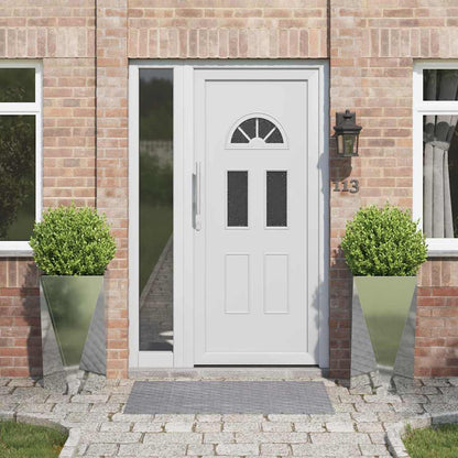 Fioriera 2 pcs Argento 40 x 40 x 75 cm Acciaio zincato