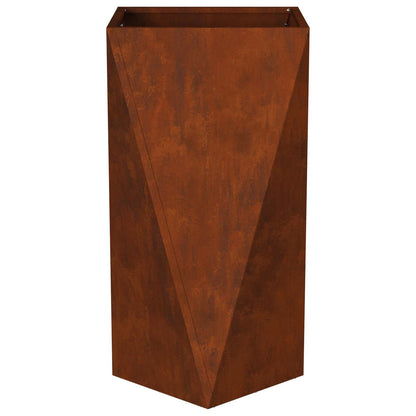 Fioriera Ruggine 40 x 40 x 75 cm | homemem39