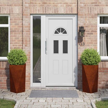 Fioriera 2 pcs Ruggine 40 x 40 x 75 cm | homemem39
