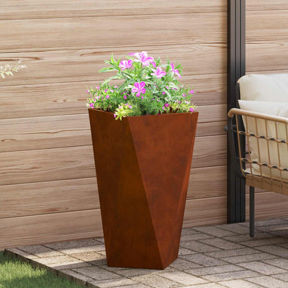 Fioriera 2 pcs Ruggine 40 x 40 x 75 cm | homemem39