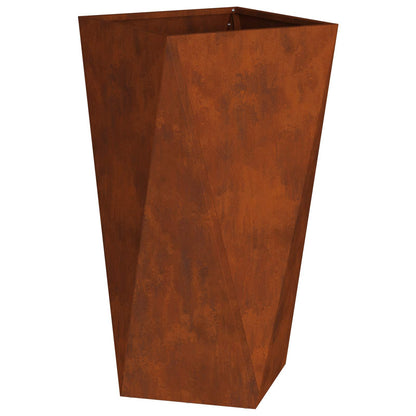 Fioriera 2 pcs Ruggine 40 x 40 x 75 cm | homemem39