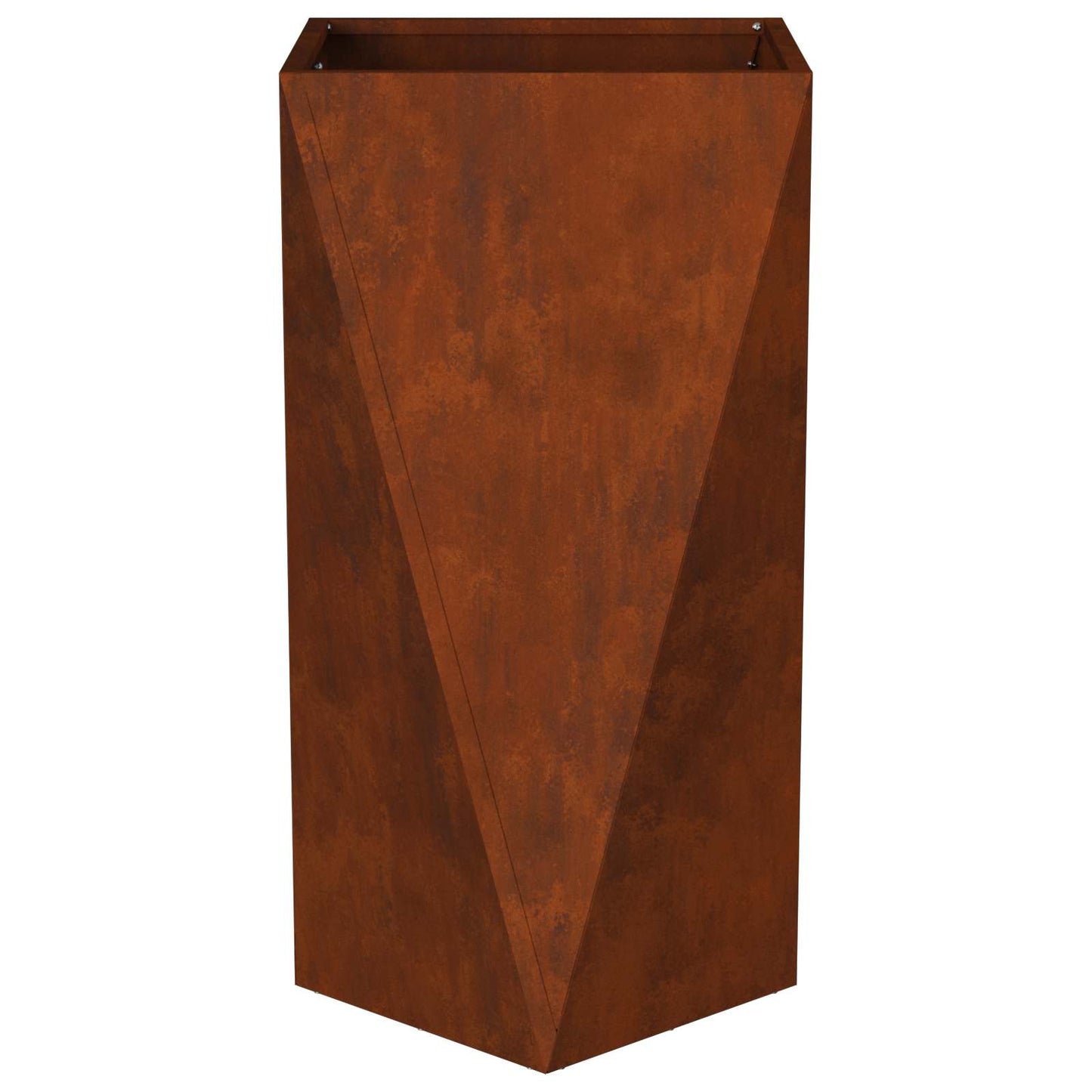 Fioriera 2 pcs Ruggine 40 x 40 x 75 cm | homemem39