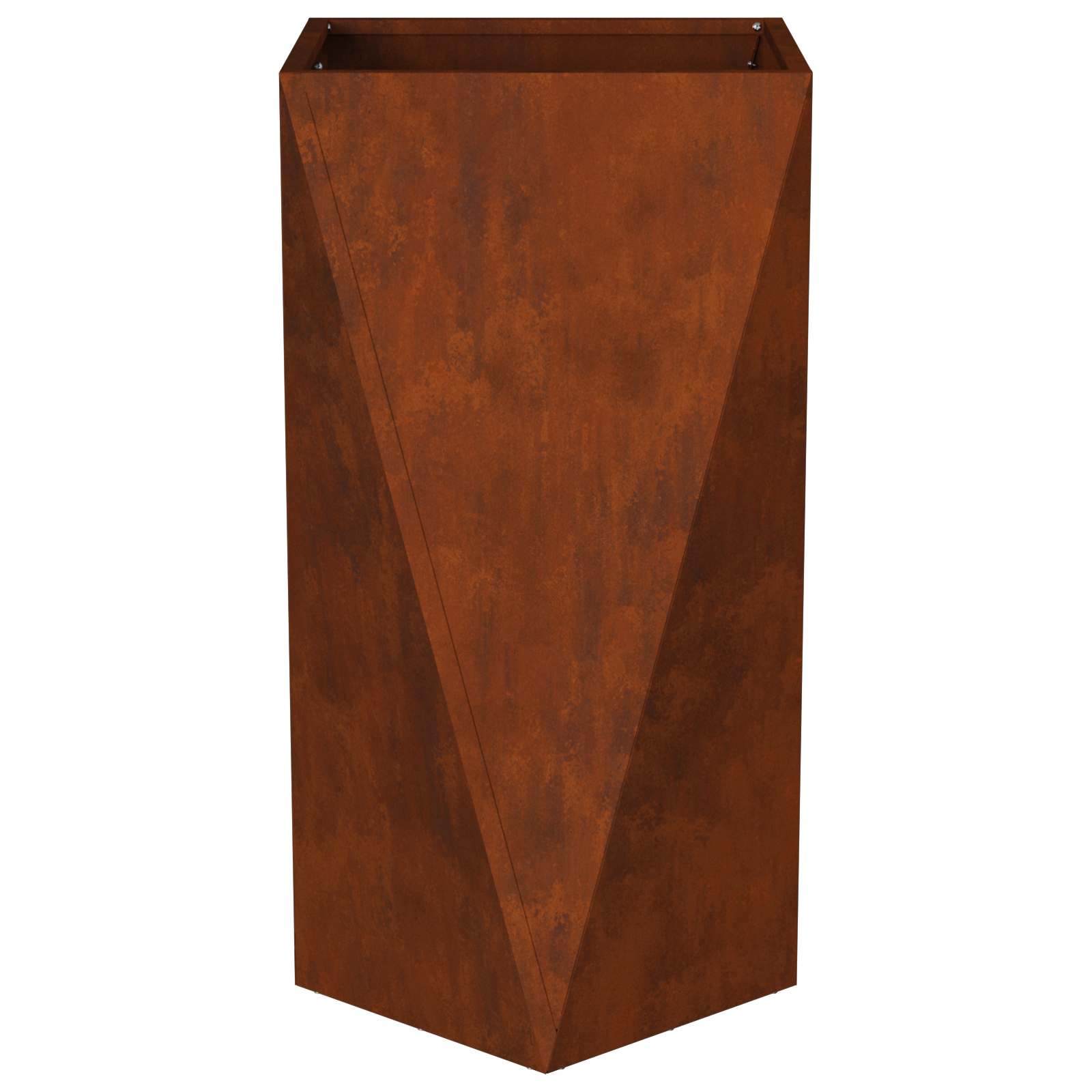 Fioriera 2 pcs Ruggine 40 x 40 x 75 cm | homemem39