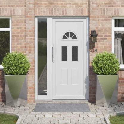 Fioriera 2 pcs Argento 50 x 50 x 75 cm Acciaio inossidabile