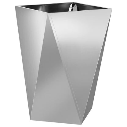 Fioriera Argento 50 x 50 x 75 cm Acciaio zincato