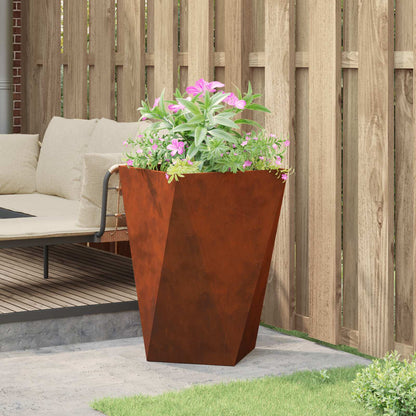 Fioriera Ruggine 50 x 50 x 75 cm | homemem39