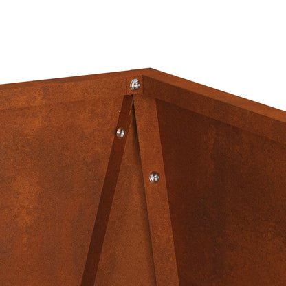 Fioriera 2 pcs Ruggine 50 x 50 x 75 cm | homemem39