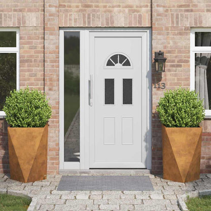 Fioriera 2 pcs Ruggine 50 x 50 x 75 cm