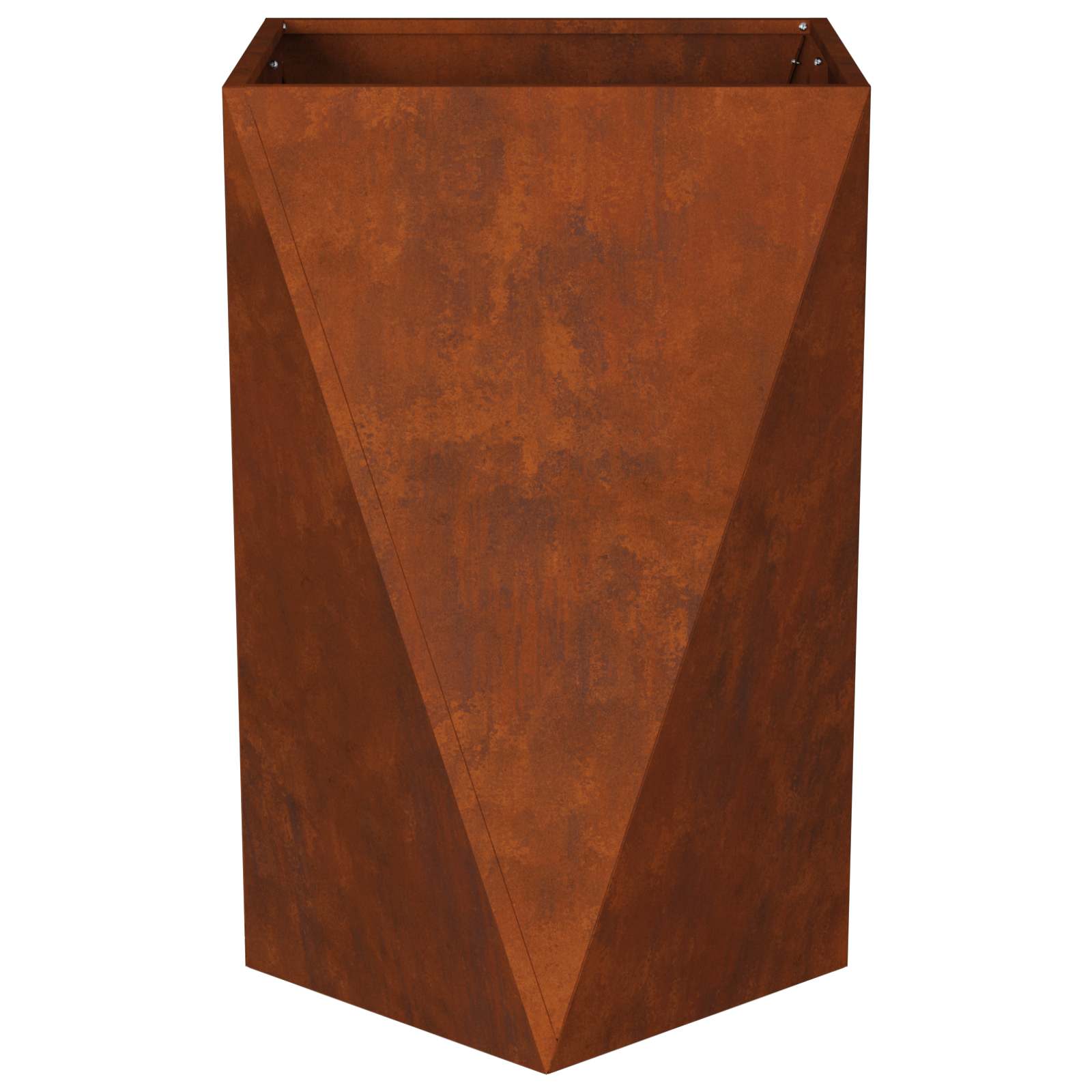 Fioriera 2 pcs Ruggine 50 x 50 x 75 cm | homemem39