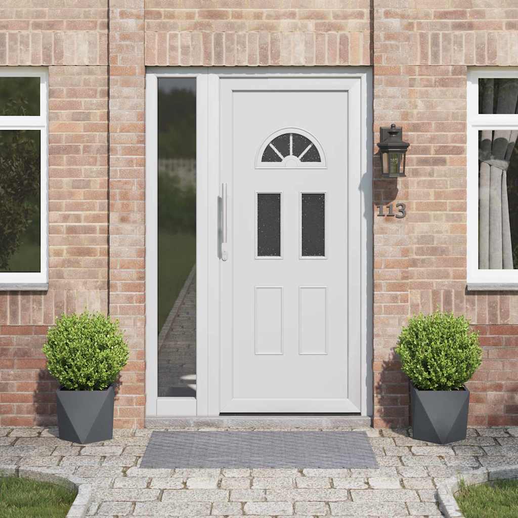 Fioriera 2 pcs Antracite 30 x 30 x 30 cm Acciaio