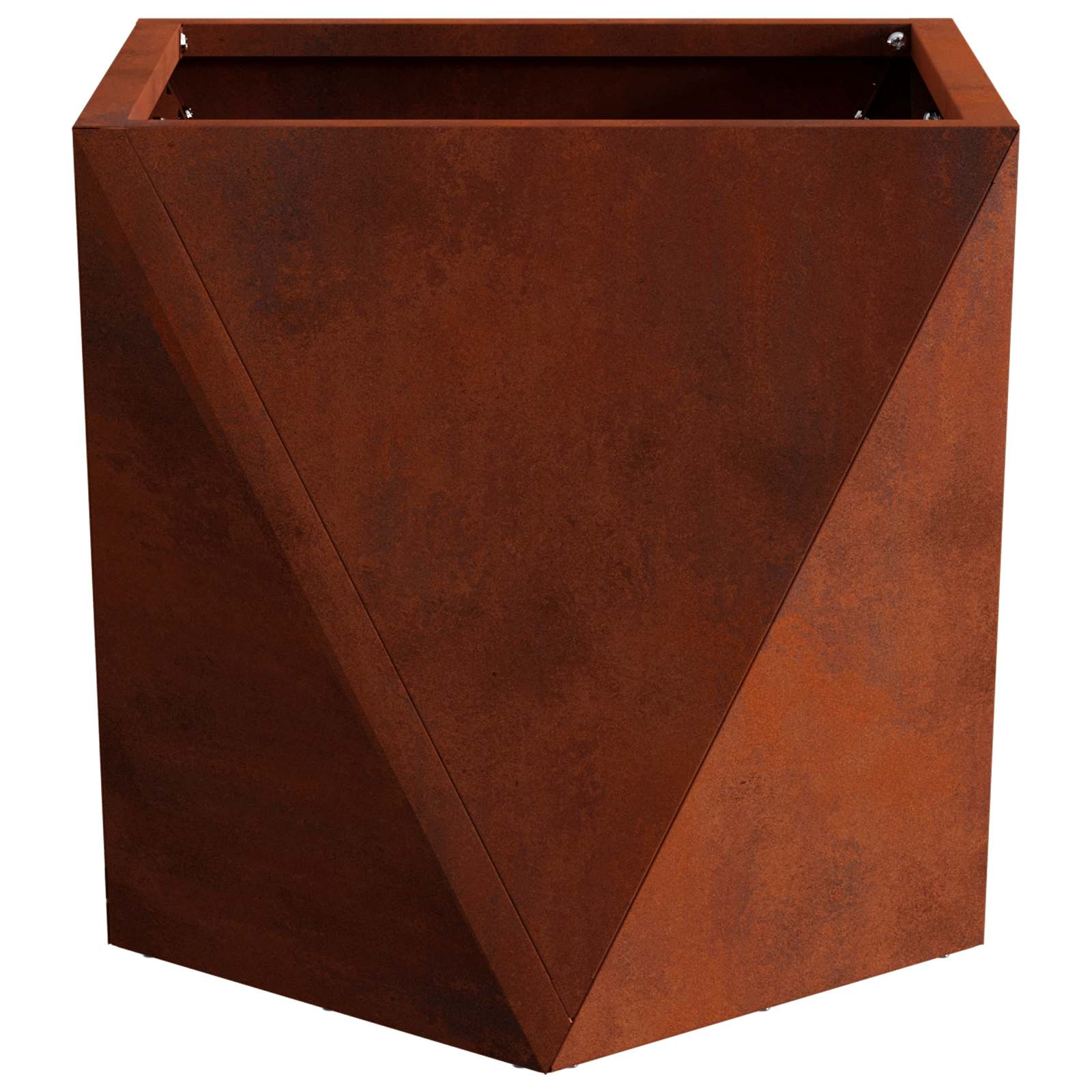 Fioriera 2 pcs Ruggine 30 x 30 x 30 cm | homemem39