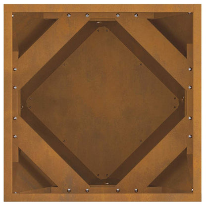 Fioriera 2 pcs Ruggine 40 x 40 x 40 cm