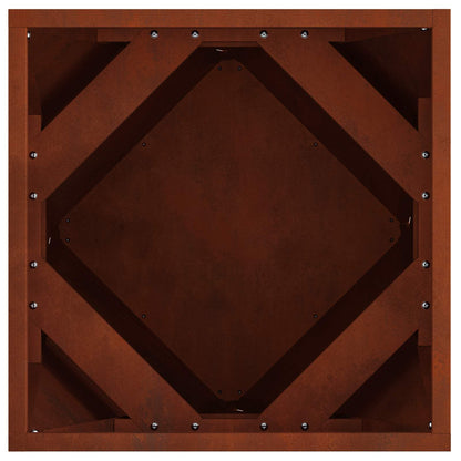 Fioriera 2 pcs Ruggine 40 x 40 x 40 cm | homemem39